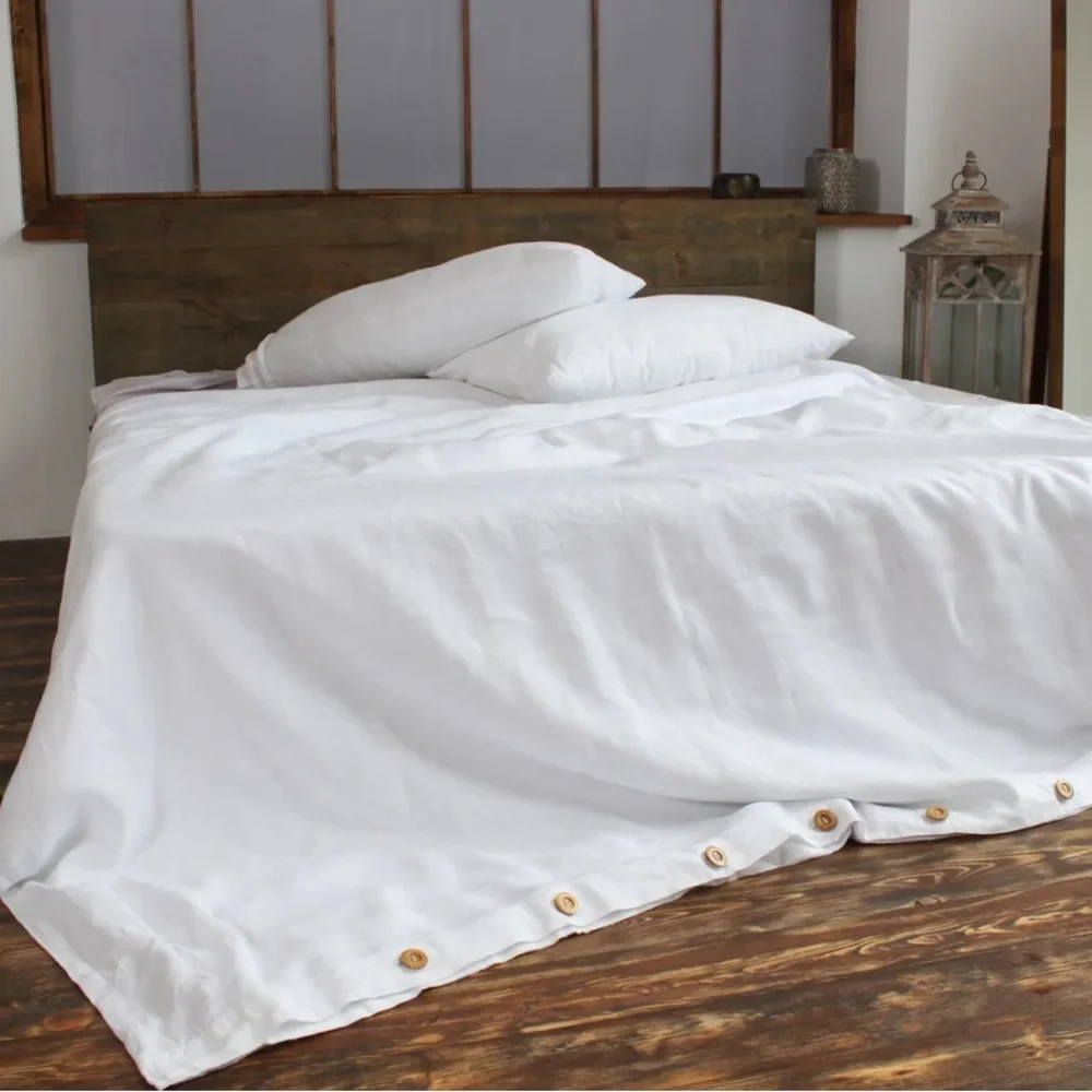 Button Duvet Cover Set